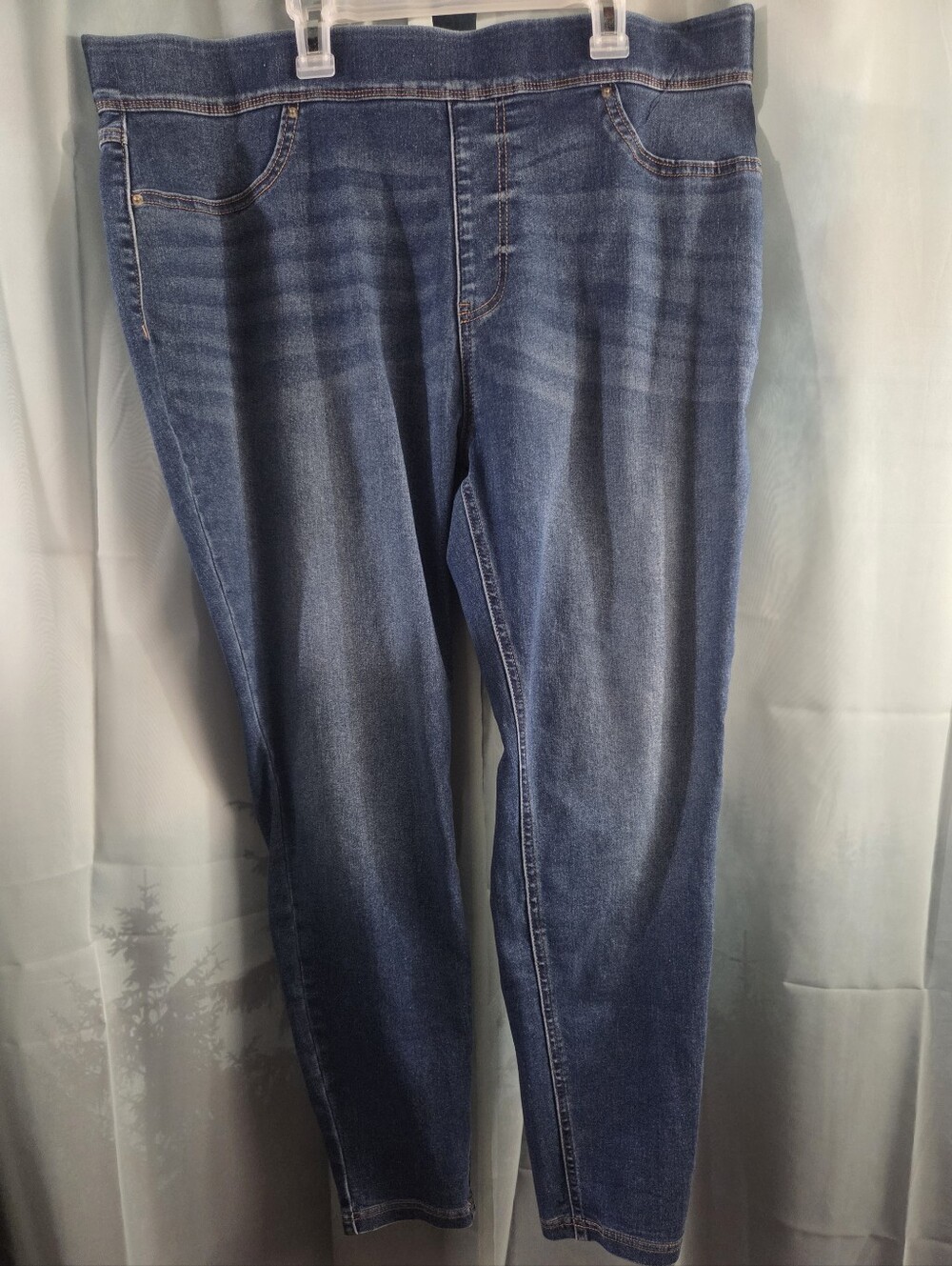 Terra & Sky Dark Blue Stretch Jeggings